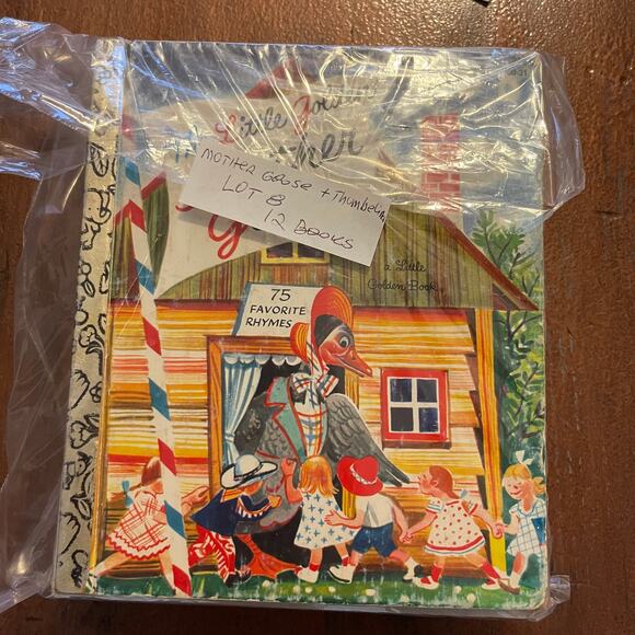 A Little Golden Book Collection Mixed Lot of 12 Books Mother Goose Thumbelina - Picture 7 of 7